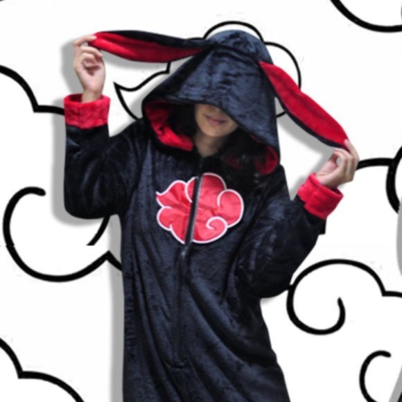 NEW Naruto Itachi Akatsuki Onesie Kigurumi KIDS - Picture 2 of 3